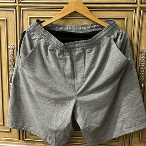 Men’s gray Lululemon  9 inch shorts